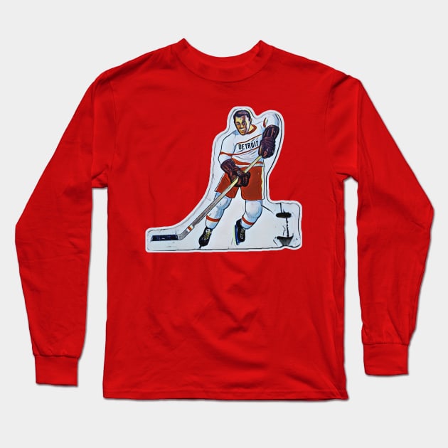 Coleco Table Hockey Players - Detroit Red Wings Long Sleeve T-Shirt by mafmove